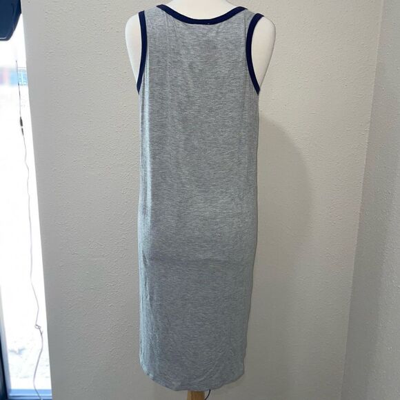 Hem & Thread Strip T-shirt Tank Top Dress Medium - Picture 4 of 6